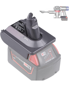 Milwaukee 18V adapter for Dyson V6-batteri