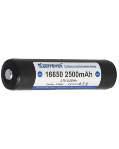 16650 batteri 2500mAh - maks 4A utladning