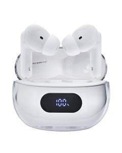 Intenso® T312AE Trådløse in-ear hodetelefoner med aktiv støyreduksjon og ENC - Hvit