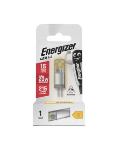 Energizer LED pære G4 1,8W 215 Lumen Varm hvit (2700K)