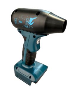 Blåser/støvblåser kompatibel med Makita 18v batteri