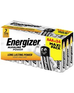 Energizer Alkaline Power AAA / E92-batterier (24 stk. pakke)