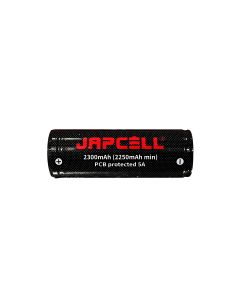 Japcell 18500 Li-ion 2300 mAh oppladbart batteri