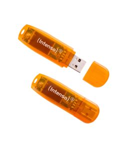Intenso® 64GB USB-minnepinner - 2 stk. - Oransje