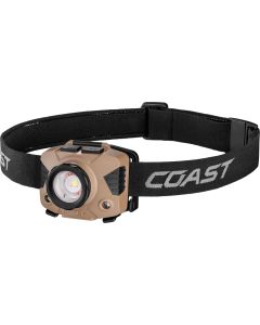 Coast FLX7 hodelykt, 700 lumen med rødt og grønt lys