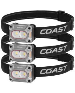 3 stk. Coast FLX15R hodelykt, 1000 lumen