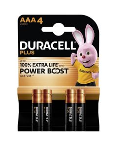 Duracell PLUS POWER BOOST AAA / MN2400 / LR03 (4 stk.)