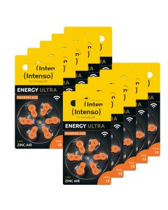 Intenso Str. 13 (A13) høreapparatbatterier - 60 stk.