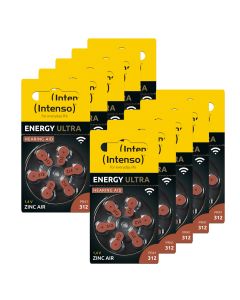 Intenso Str. 312 (A312) høreapparatbatterier - 60 stk.
