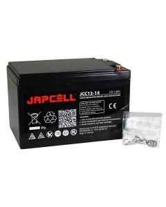 Japcell JCC12-14 AGM-batteri for mindre elektriske kjøretøy og maskiner