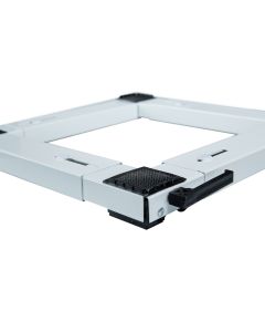 Overlegen antivibrasjonssokkel for vaskemaskin/tørketrommel - med hjul