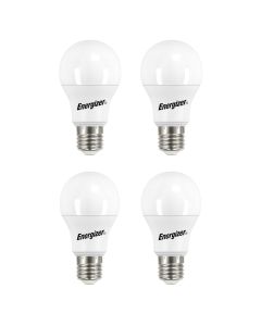 Energizer E27 LED GLS-pære 8,5W (806lm), 3000K, varmhvit, 4 stk.