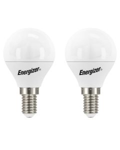Energizer E14 LED-kronepære 4,9W, (470lm), 3000K, varmhvit, 2 stk.