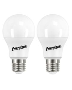 Energizer E27 LED GLS-pære 8,8W (806lm), 3000K, varmhvit, 2 stk.