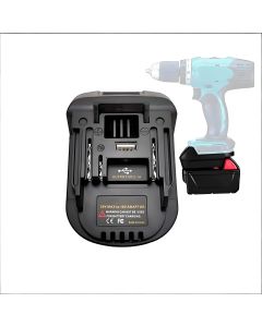 Batteriadapter - Black&Decker/Stanley 20V for Makita 18V litium-elektroverktøy