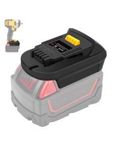 Batteriadapter - Milwaukee 18V til DeWalt 18V litiumelektroverktøy