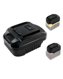 Batteriadapter - DeWalt/Milwaukee for Worx 6-pinners elektroverktøy