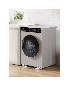 Overlegen universell antivibrasjonssokkel for vaskemaskin/tørketrommel - med hjul