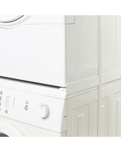 Overlegen stabelramme for vaskemaskin og tørketrommel