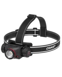 Coast XPH40R oppladbar hodelykt med magnet, farger og stemmestyring, 3000 lumen