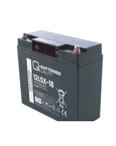 Q-Batteries 12LSX-18 12V 18,2Ah 10-års AGM-batteri