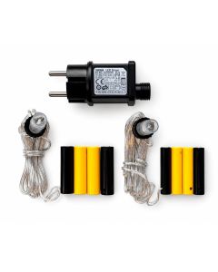 AA+AAA-batteriadapter - bytt ut AA- og AAA-batterier med strøm