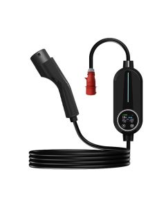 Transportabel type 2-lader for elbil - 16A - 11kW - 5m (Type B jordfeilbryter)
