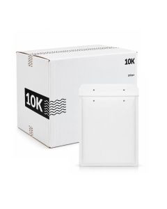 100 luftboblekonvolutter 170x225 mm - Hvit