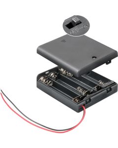 4x AA (Mignon) batteriholder (Series Association)