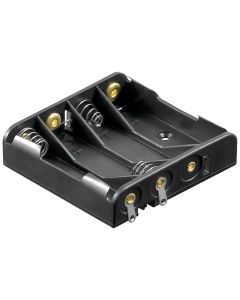 4x AAA (mikro) batteriholder