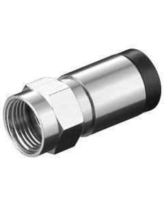 Komprimering F Stick Connector 7.0mm - Kobbernikkel