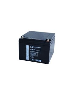 Q-Batteries 12LSX-24 12V 24AH 10-års AGM-batteri
