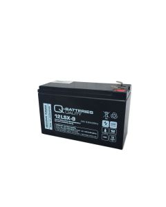 Q-Batteries 12LSX-9 12V 8.8AH 10-års AGM-batteri