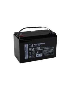 Q-Batteries 12LS-100 / 12V-107AH 10-års AGM-batteri