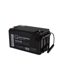 Q-Batteries 12LS-80 / 12V-82AH 10-års AGM-batteri