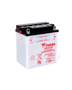 Yuasa 12N10-3A 12V batteri for motorsykkel
