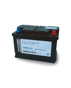 Q-Batteries 12gel-51 Traction Battery 12V 52ah (5H), 60AH (20H)