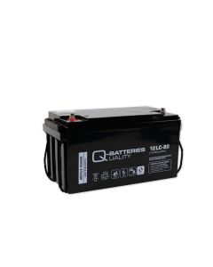 Q-Batteries 12LC-80 12V 80AH Deep Cycle AGM Battery (forbruksbatteri)