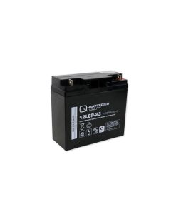 Q-Batteries 12LCP-23 12V 23ah Deep Cycle AGM Battery (forbruksbatteri)