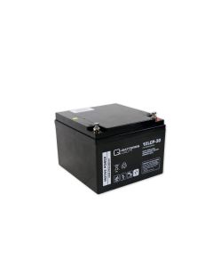 Q-Batteries 12LCP-30 12V 30AH DEEP CYCLE AGM Battery (forbruksbatteri)