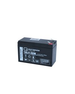 Q-Batteries 12LH-36W 12V 9AH High Current AGM UPS Battery