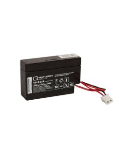 Q-Batteries 12LS-0,8 12V 0,8AH AGM-batteri med AMP-kontakt