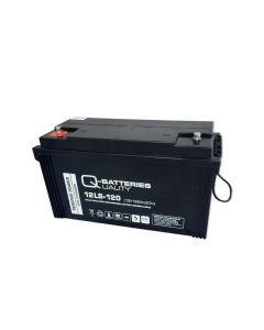 Q-Batteries 12LS-12 / 12V-128AH 10-års AGM-batteri