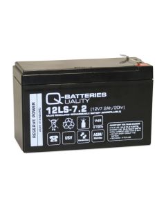Q-Batteries 12LS-7.2 F2 12V 7.2AH AGM Battery