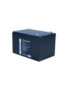 Q-Batteries 12LSX-12 12V 12.2AH 10-års AGM Batteri 6,3 mm terminal