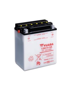 Yuasa 12N14-3A 12V batteri for motorsykkel