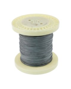 Kobber ledning 1,00 mm² svart med fleksibel silikon - 100 meter per rull