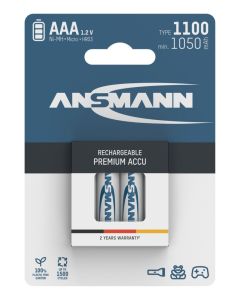 Anmann AAA / R03 oppladbare batterier (4 stykker) 1100 mAh