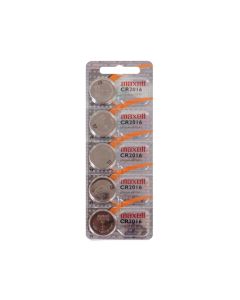 Maxell Lithium CR2016 batterier - 5 stk.