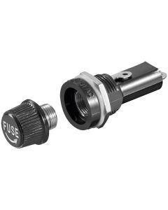 Sikringen holder for størrelse 5x20 - skruetype, maks. 10a